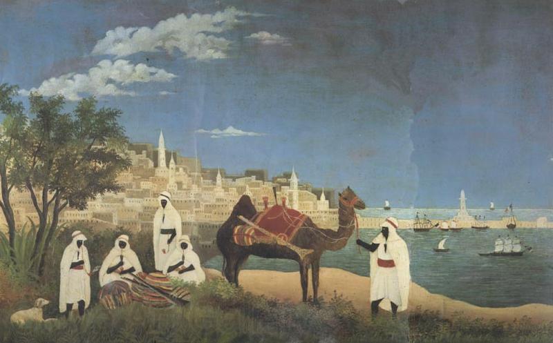 Henri Rousseau The Port of Algiers